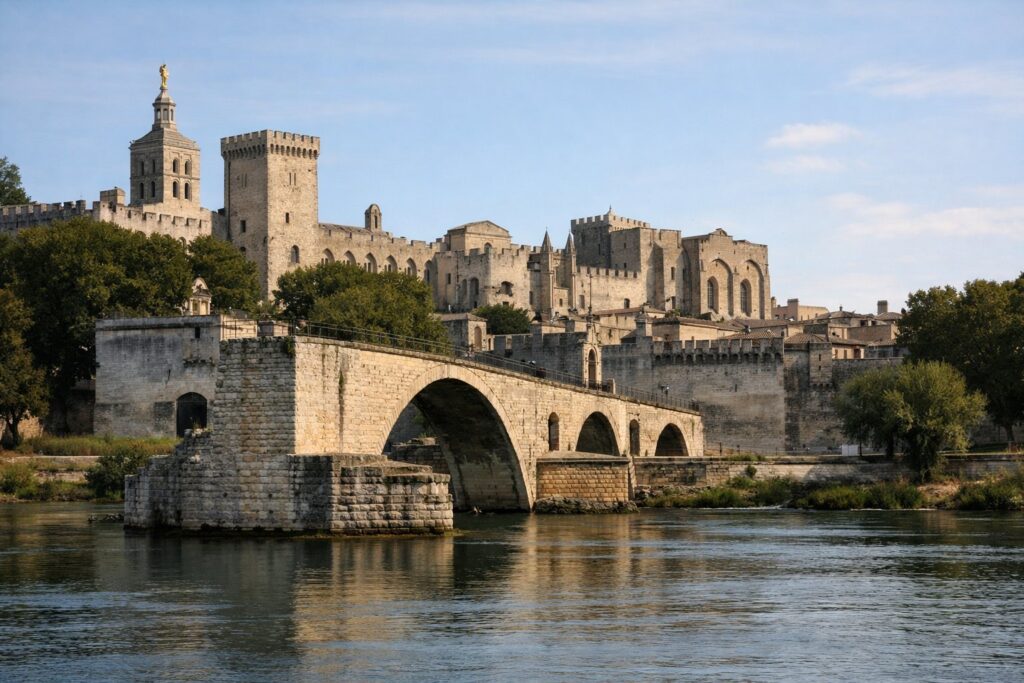 Ponte de Avinhão e Palácio dos Papas
